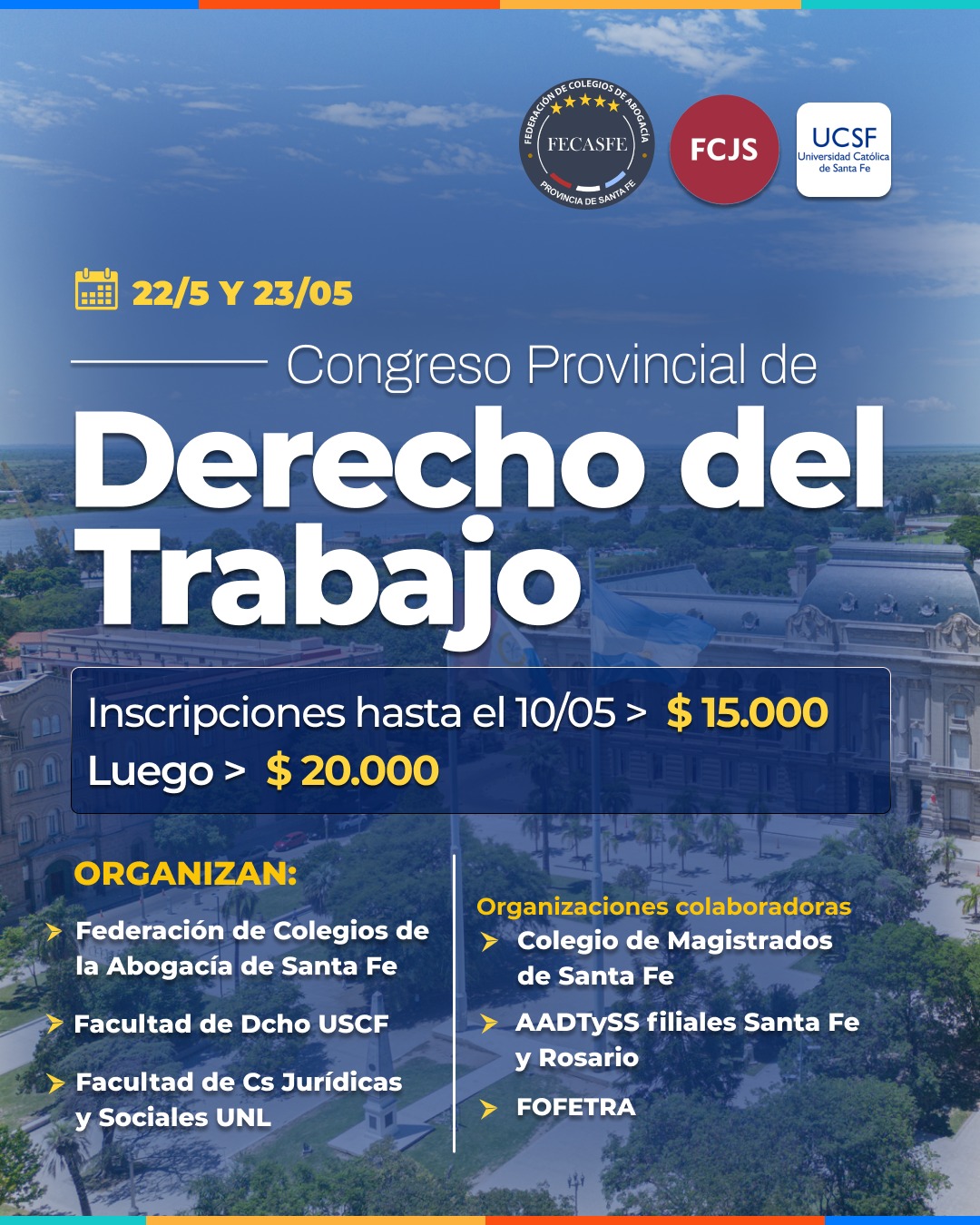 Congreso Provincial de Derecho del Trabajo - 22/05/2025 y 23/05/2025